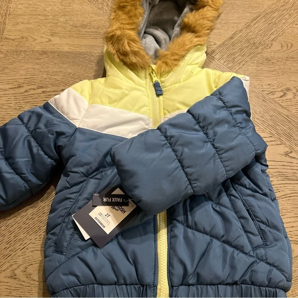 Oshkosh B'gosh Boys Puffer Jacket Size 2T